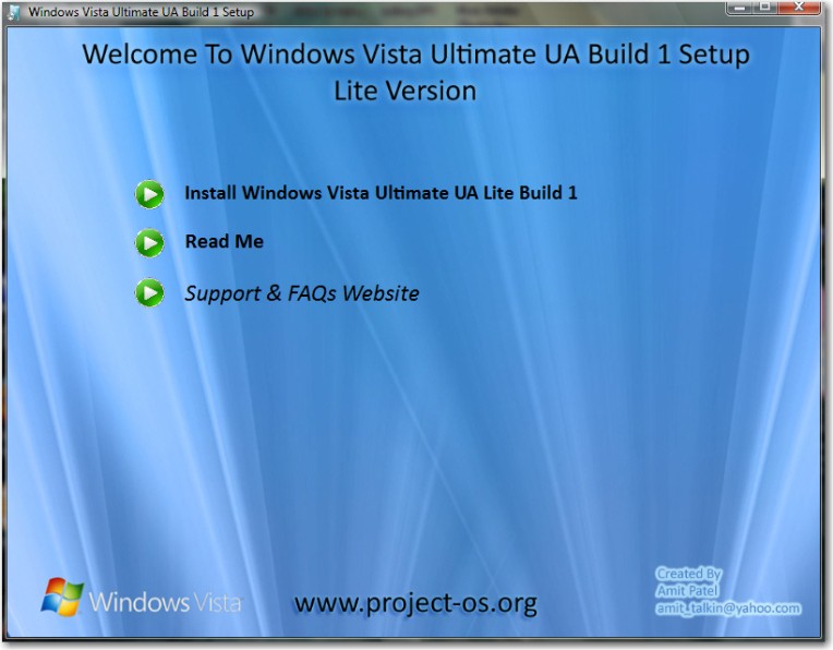 Microsoft Windows Vista Ultimate Full Download